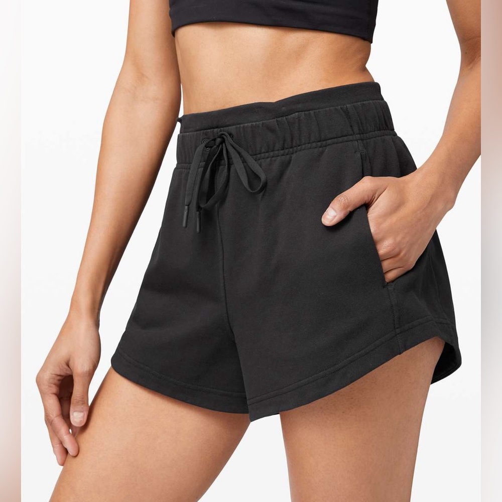 LULULEMON Inner Glow Short 3" *Terry
Black NWOT! SZ 6 / SZ 8!